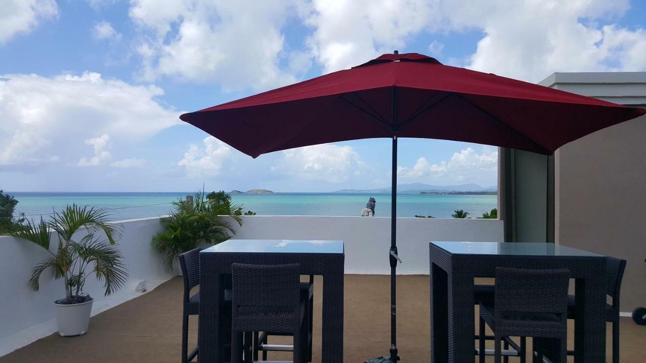 Fully Air-Conditioned Beach Front Penthouse Apartment Naguabo Exteriör bild